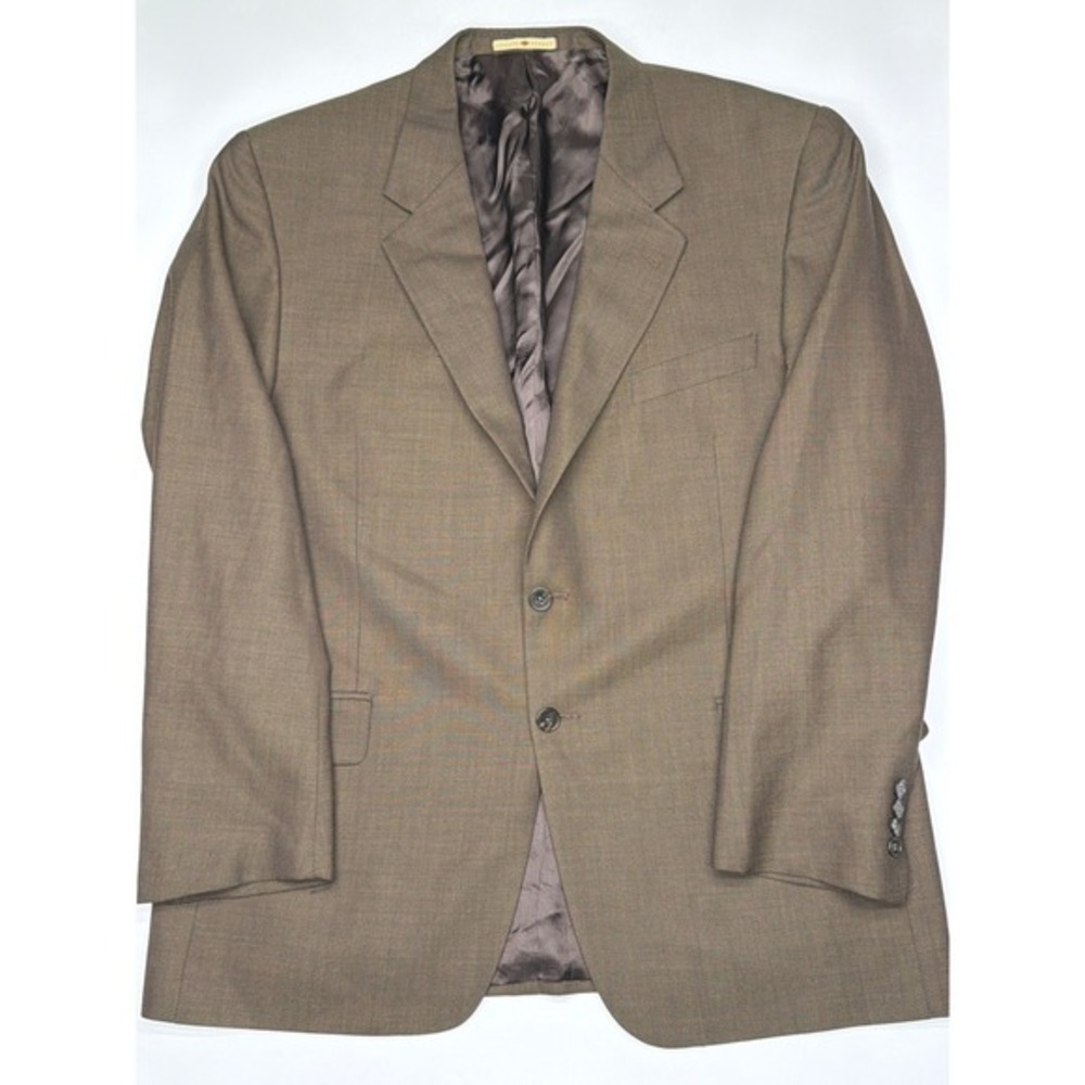 Joseph Abboud Nordstrom Mens Brown Textured‎ Wool Blend Sport Coat Blazer 44R